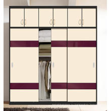 Деревянные раздвижные гардеробы для спальни (ZH001)